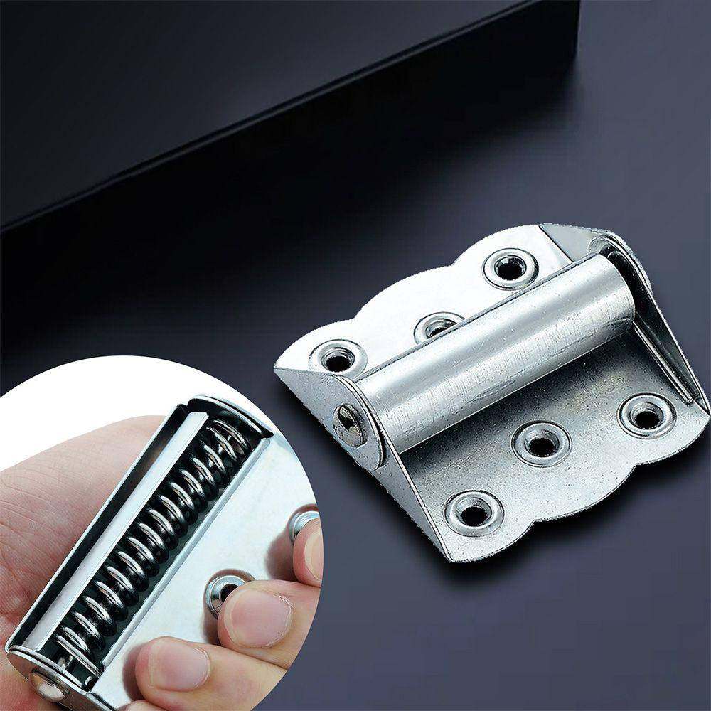 Stainless steel butterfly hinge door automatic door closer spring hinge return rebounder