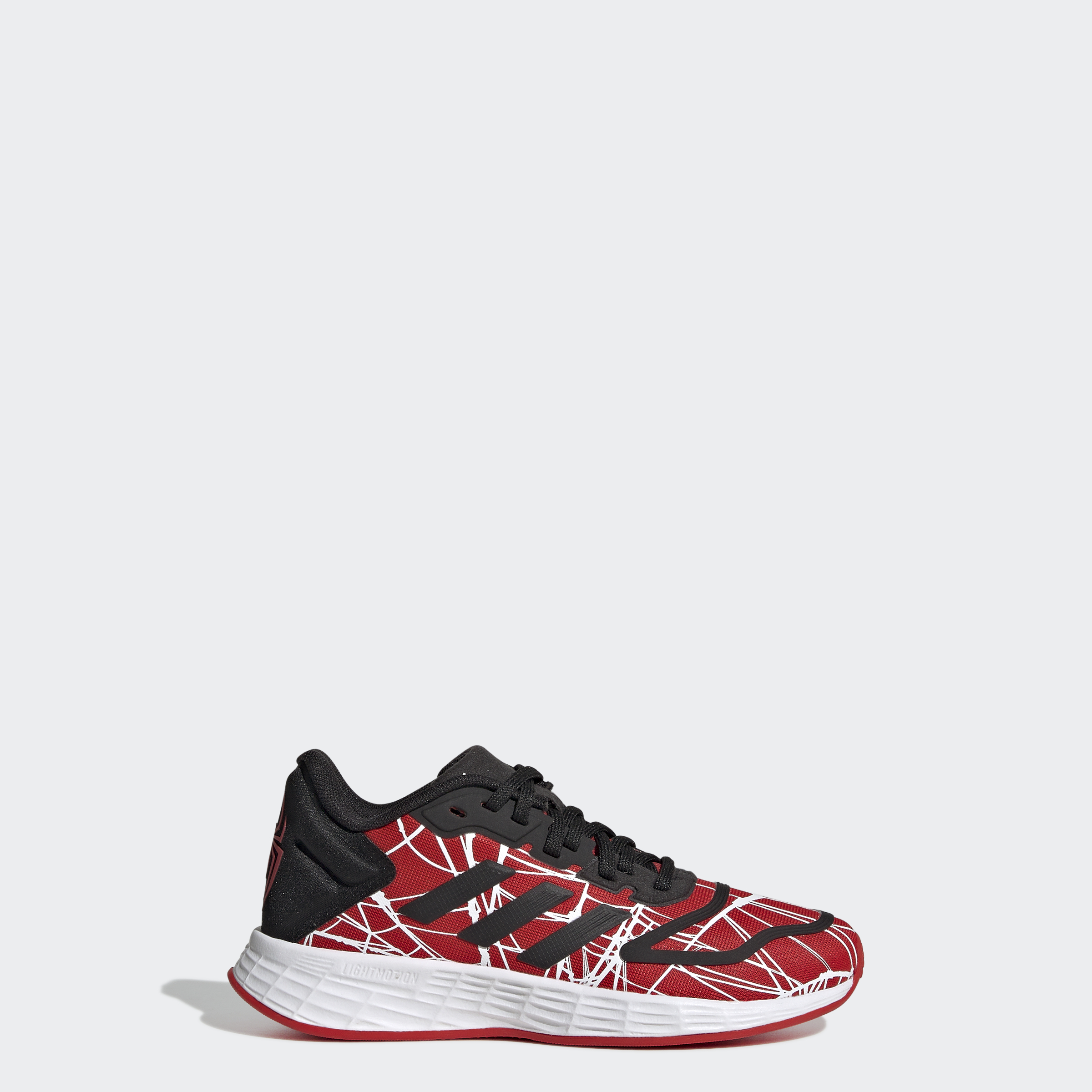 Adidas chạy giày dây buộc duramo 10 miles morales adidas x marvel trẻ em đỏ gy6627