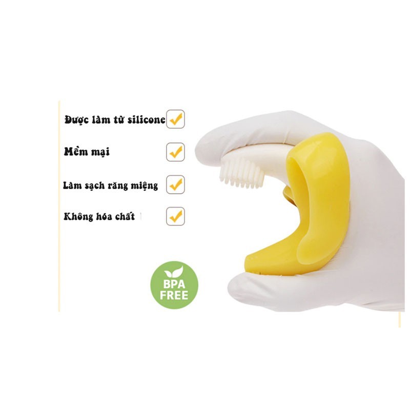 Gặm Nướu Silicon Hình Hươu Và Chuối