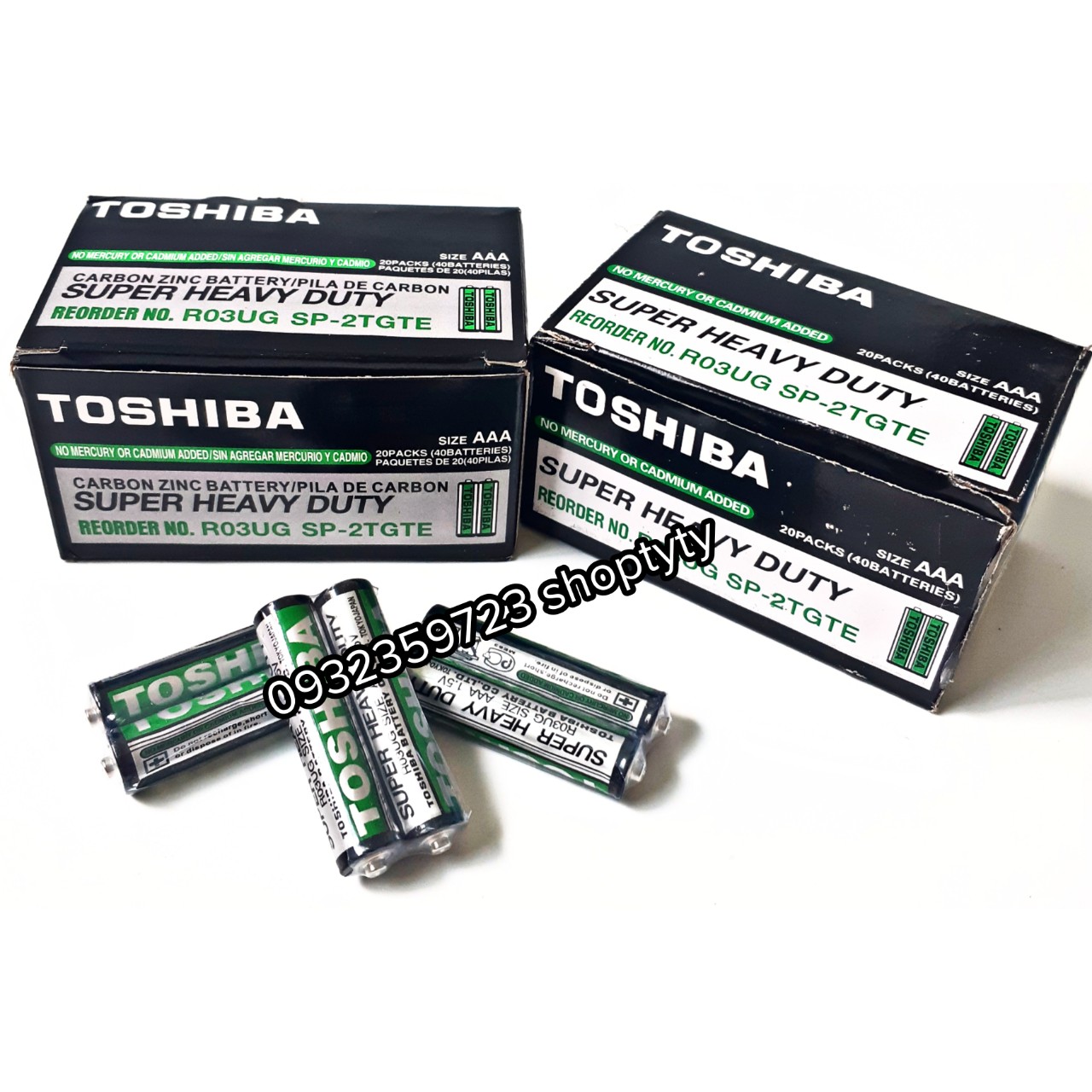 1 Hộp 40 Viên Pin Toshiba Nhí AAA Dùng Cho Remote