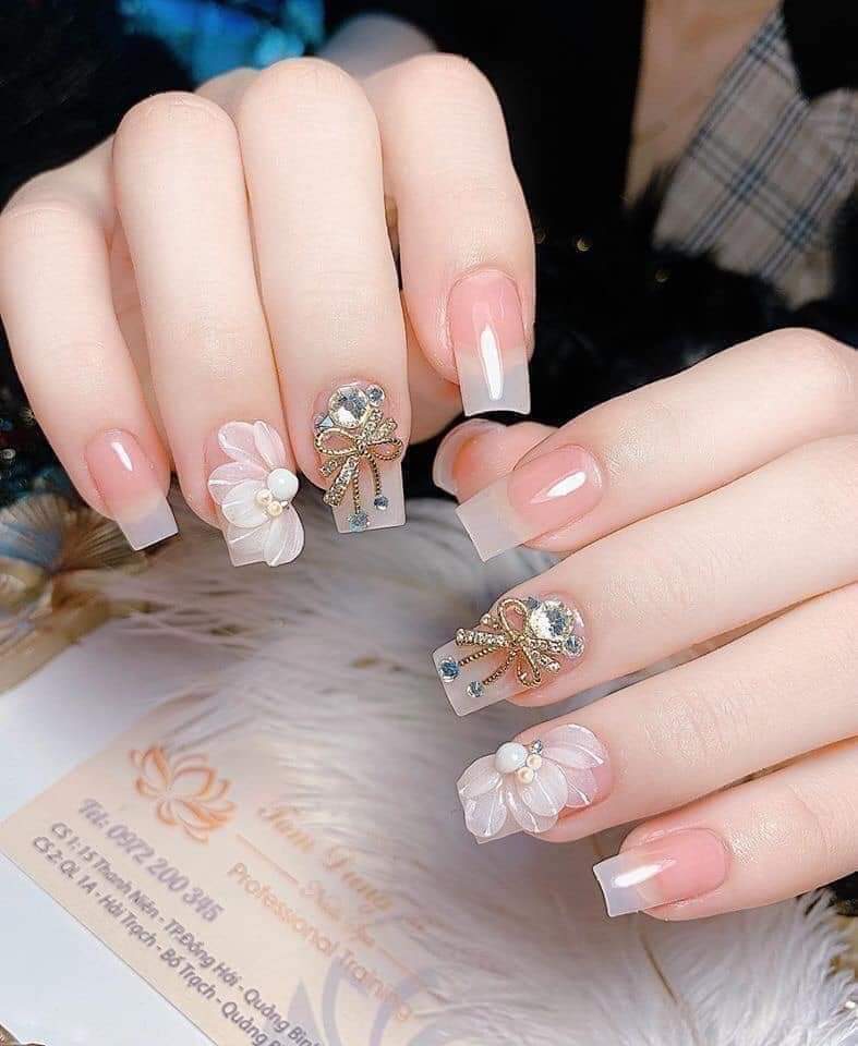 [HCM]Set 10 con charm Quốc Dân phụ kiện trang trí móng nail