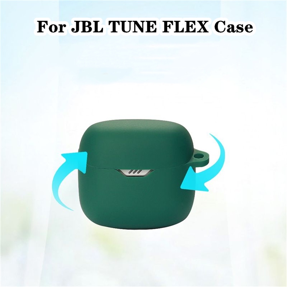 READY STOCK! For JBL TUNE FLEX Case Solid color series for JBL TUNE FLEX Casing Soft Earphone Case Cover