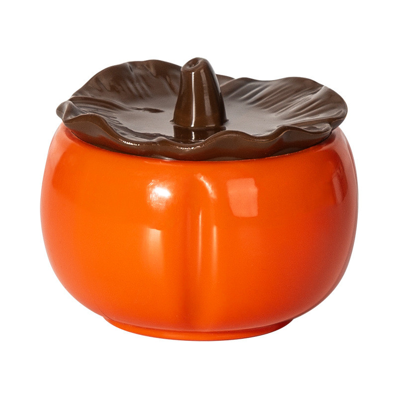 Plastic Jar Persimmon Shape Storage Jar Household Small Jar Savings Jar Tea Container Tea Storage