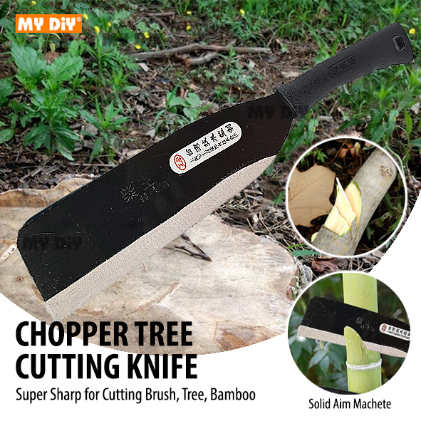 MYDIYHOMEDEPOT CHOPPER TREE CUTTING KNIFE BAMBOO CHOPPER KNIFE HATCHET CHOPPER PISAU POTONG