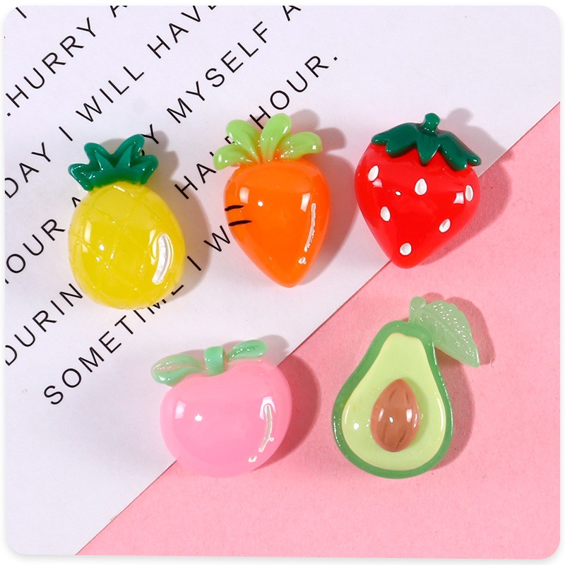 Charm Hình Trái Cây Trang Trí Slime
