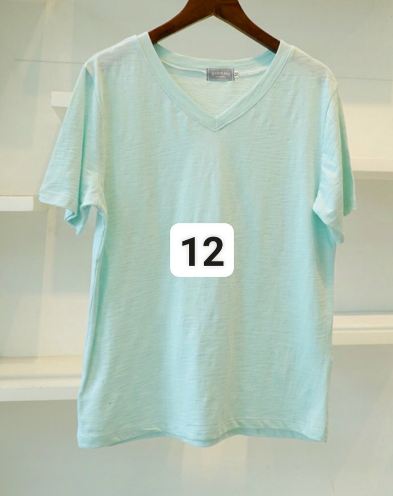 Áo thun xược cotton nữ cổ tim, cổ V
