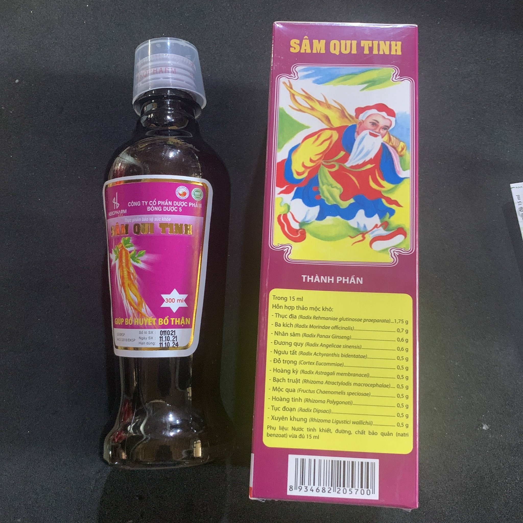 SÂM QUY TINH 300ml -  HỖ TRỢ TĂNG CƯỜNG SỨC KHỎE