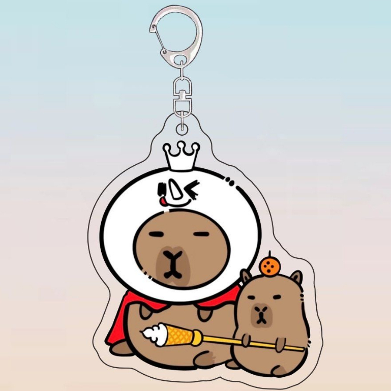 Móc Khóa Hình capybara Chất Liệu acrylic