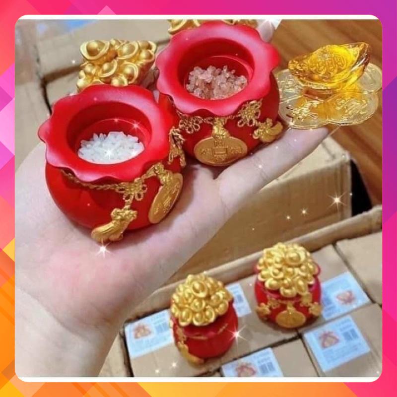 Hũ đựng muối gạo tài lộc