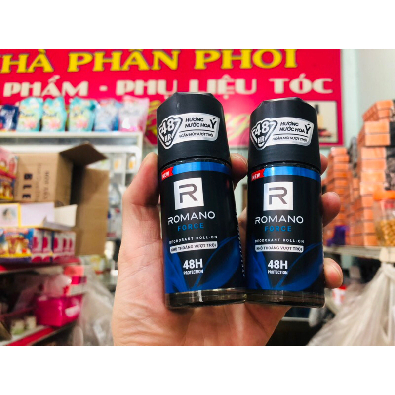 Lăn khử mùi Romano Force ngăn mùi vượt trội 48h hương nước hoa Ý 50ml