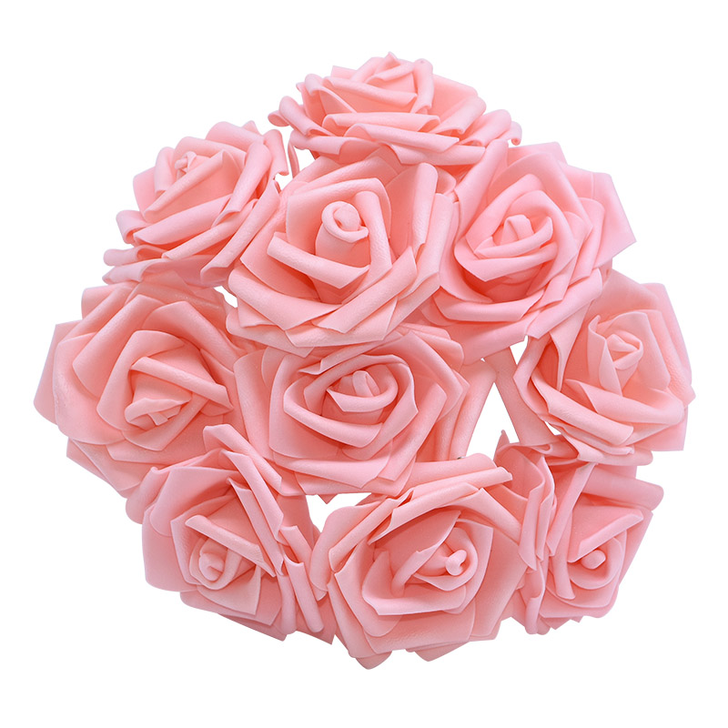 10/20/30pcs 8cm Artificial Pe Foam Rose Flowers Bridal Bouquets For ...