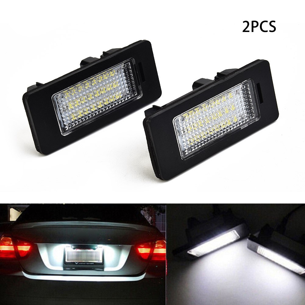 【Overauto】 Stylish LED License Plate Lights for BMW E90 M3 E92 E70 E39 F30 E60 E61 E93