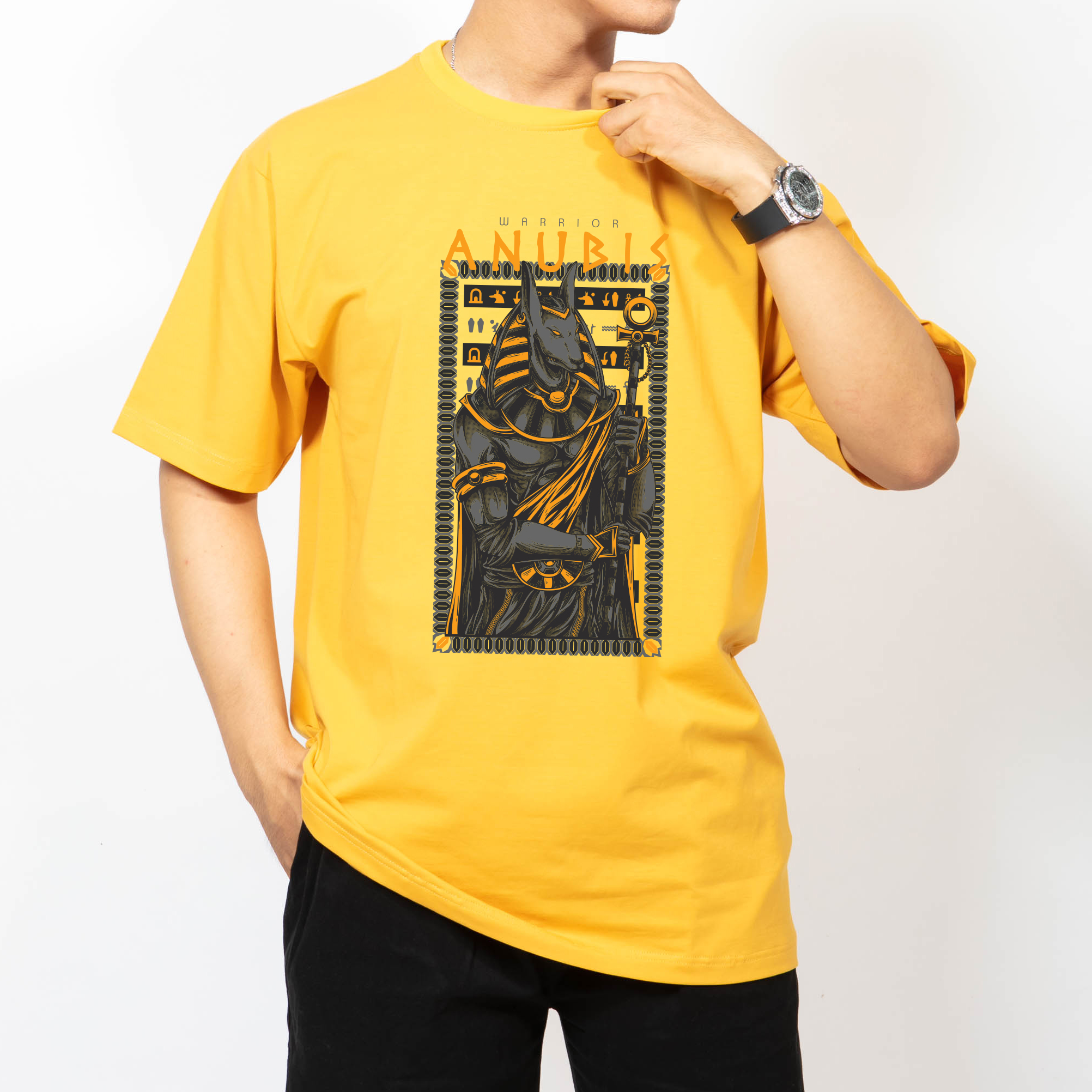 [ANI TEE] Áo Thun ANUBIS Cotton 100% Tay Lỡ Form Rộng