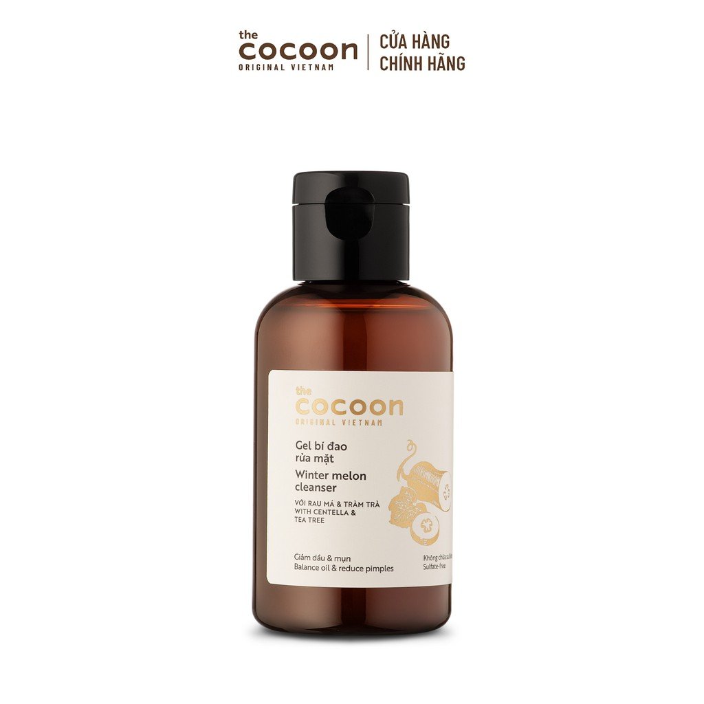 Gel bí đao rửa mặt Cocoon giảm dầu & mụn Winter Melon Cleanser