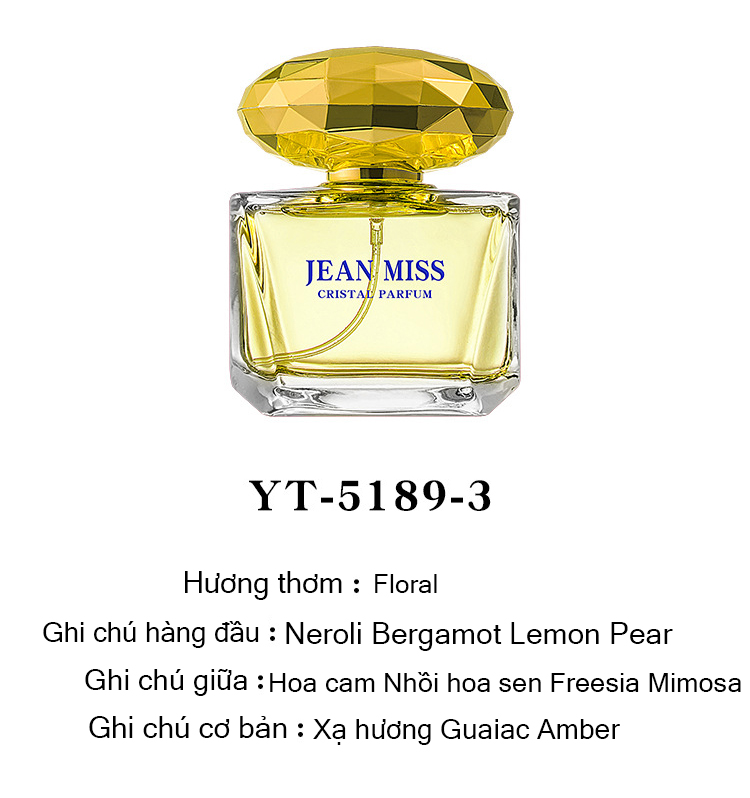 Nước Hoa Nữ Cao Cấp Vercaga Jean Miss Hấp Dẫn Cuốn Hút Bên Mùi Thơm Lâu với Hương Thơm Ngọt Ngào Quyến Rũ Từ Thiên Nhiên Nước Hoa Nữ Cao Cấp, Nước Hoa Nữ Cao Cấp Thể Tích 50ml