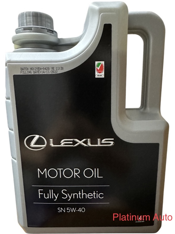 Lexus 5W40 Fully Synthetic Engine Oil Lazada Singapore