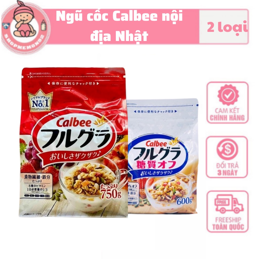 Ngũ cốc Calbee nội địa Nhật 750G (Date t2/2025)