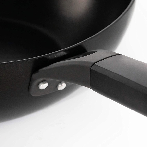LHL5325-IH - Hard&Light Black Wok 32cm (Can used in induction) - Black