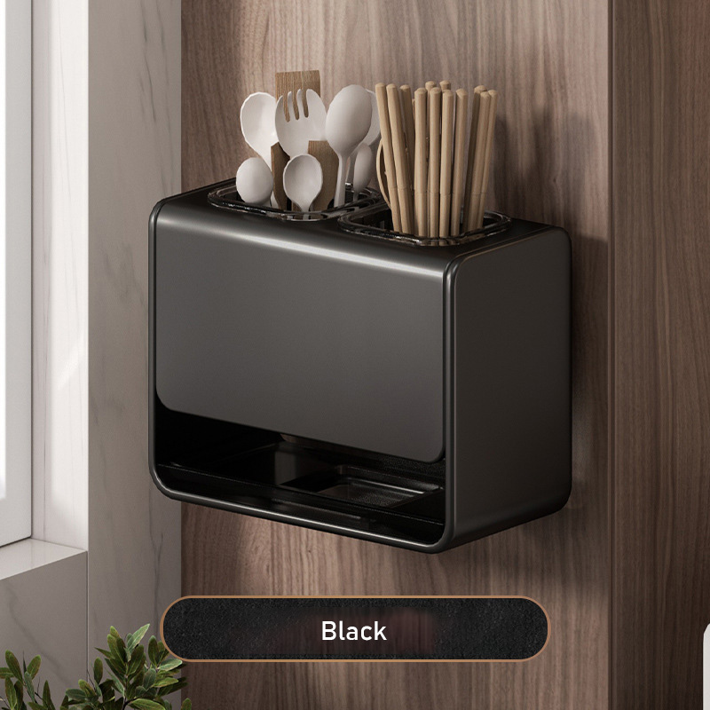 Kitchen knife holder, storage rack, countertop, wall mounted, perforated free household multifunctional knife holder, kitchen knife storage