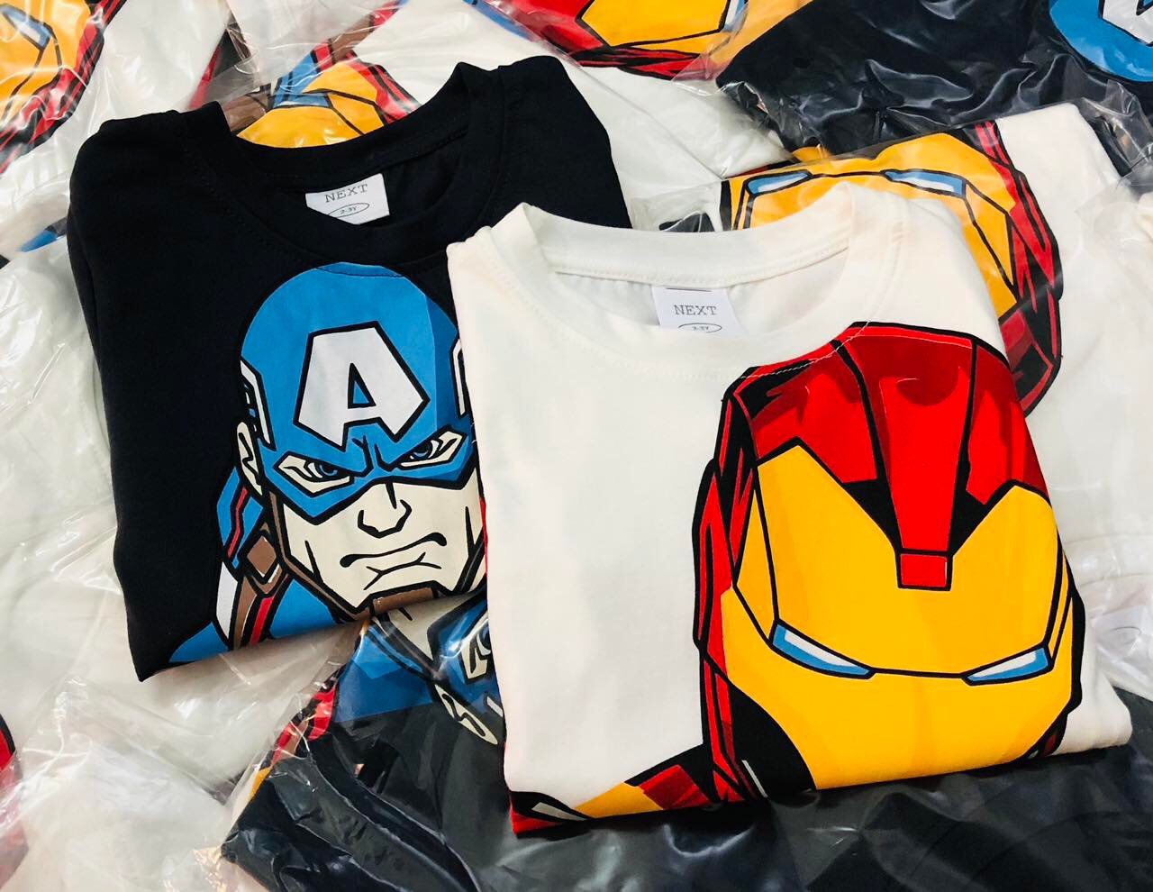 [HÀNG CÓ SẴN] SET 2 ÁO THUN MARVEL NEXT