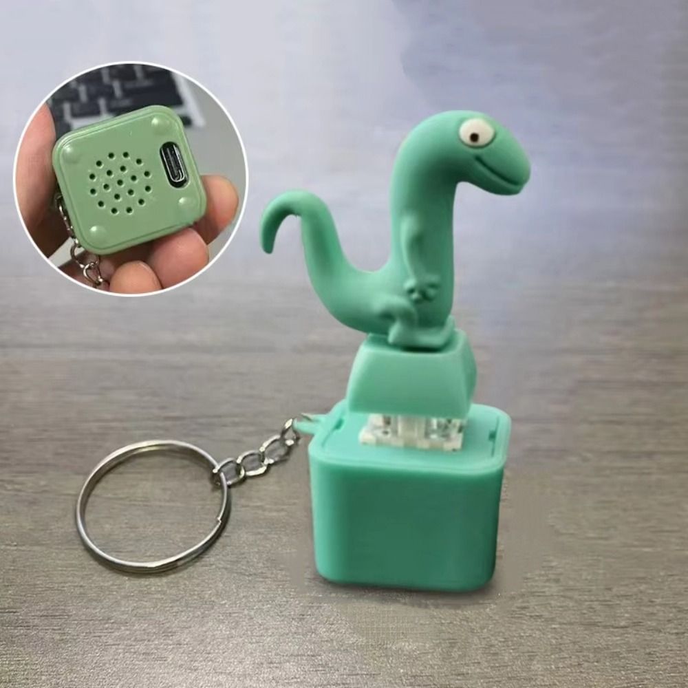 Portable Flash Effects Lizard Button Keychain Colorful Lights ...