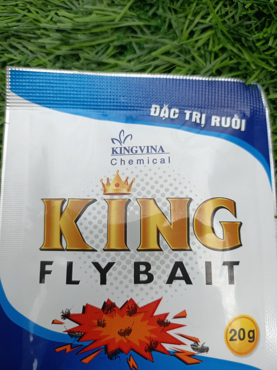 Bột phun hoặc rắc diệt ruồi King Fly Bait 20gr