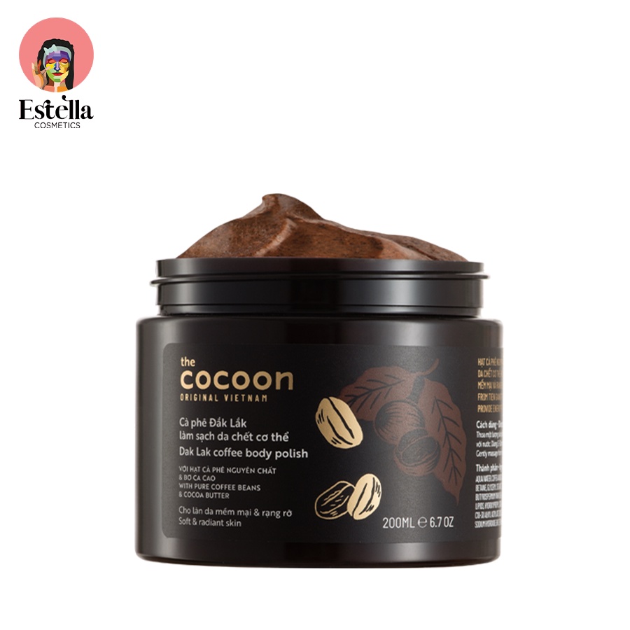 Tẩy Da Chết Cà Phê Đắk Lắk Cocoon 200ml
