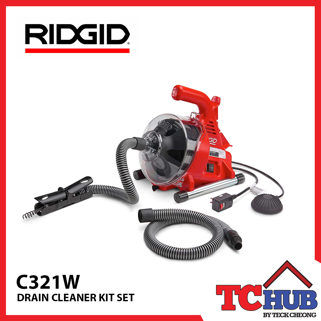 Rigid C321w Drain Cleaner Kit Set Lazada Singapore
