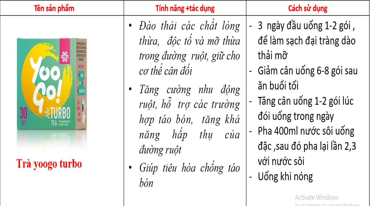 trà thảo mộc yoogo tobo  ( hộp 30 túi lọc)