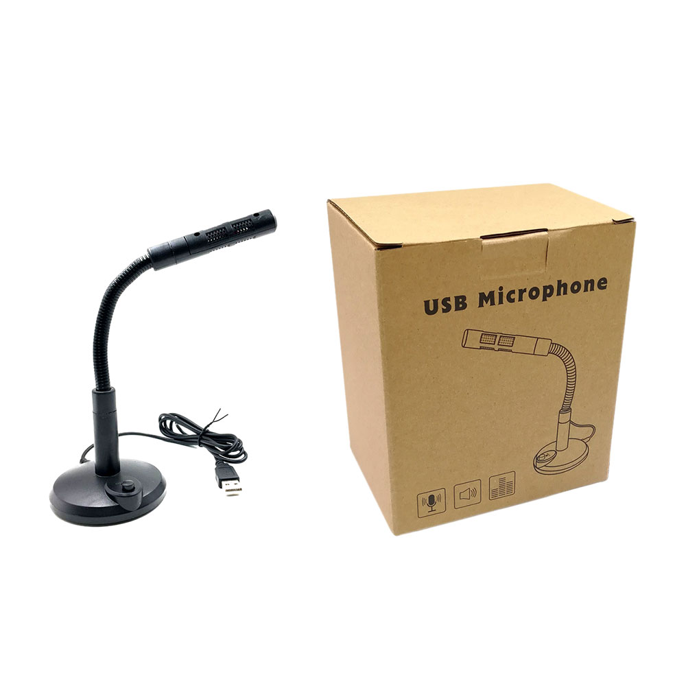 USB Computer Microphone USB Plug High Quality Noise Cancelling Recording Desktop Mic PC Laptop Online Chatting Live Streaming Gaming