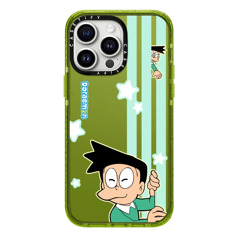 Casetify doraemon hard case for iphone 15 14 plus 11 12 13 pro 15pro max impact clear acrylic casing cover