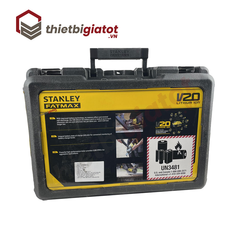 Máy cắt cầm tay dùng pin Stanley SCG400M2K-B1