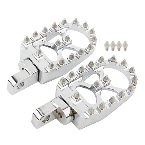 Motorcycle mx foot pegs footrests brake pedal pad cover for harley sportster 883 1200 xl 2010-2021rocker fxcw fxs fxsb cvo fxse