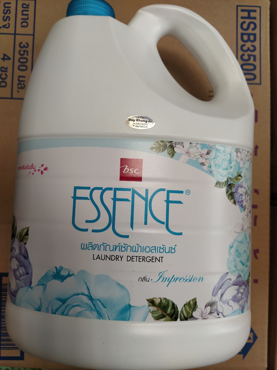 Nước giặt Essence 3500 ml (can 3,5L) nhập khẩu Thái Lan