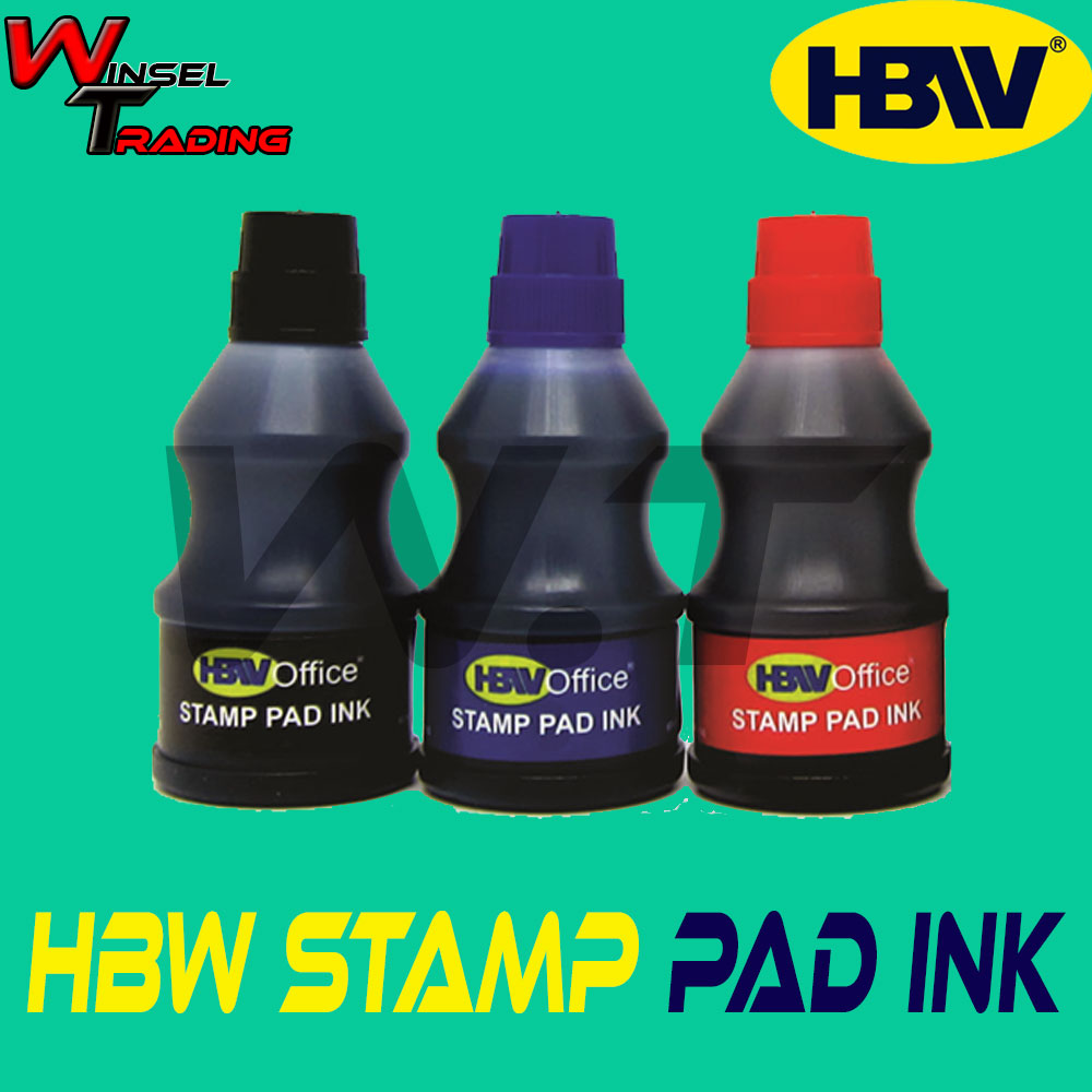 HBW Stamp Pad Ink (60ml) Lazada PH