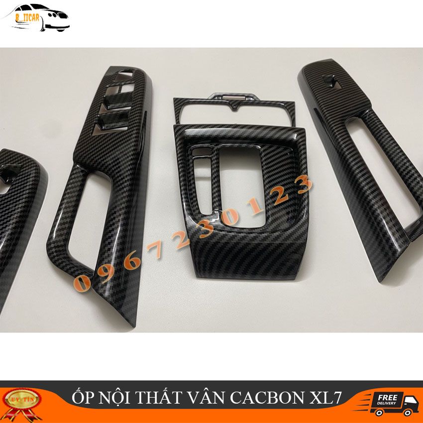 ỐP NỘI THẤT SUZUKI XL7 , VÂN CARBON CAO CẤP