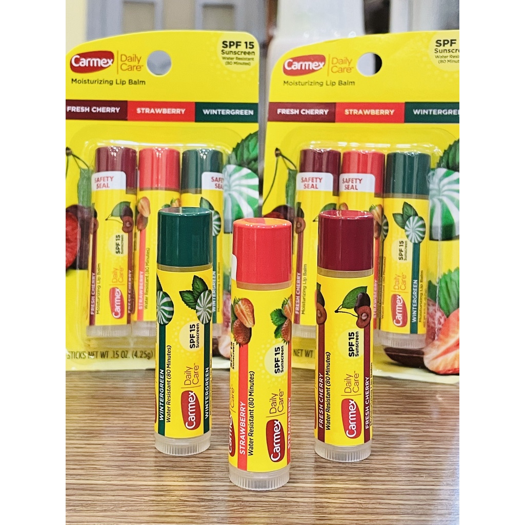 Son dưỡng môi Carmex Mỹ