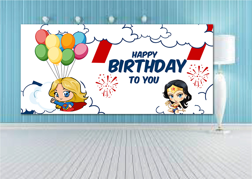 In băng rôn Happy Birthday sinh nhật banner sinh nhật cho bé  Shopee  Việt Nam