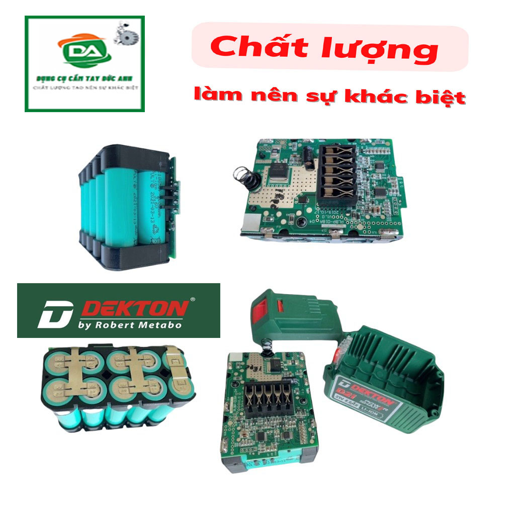 Đế sạc+Pin DEKTON M21 chân pin phổ thông