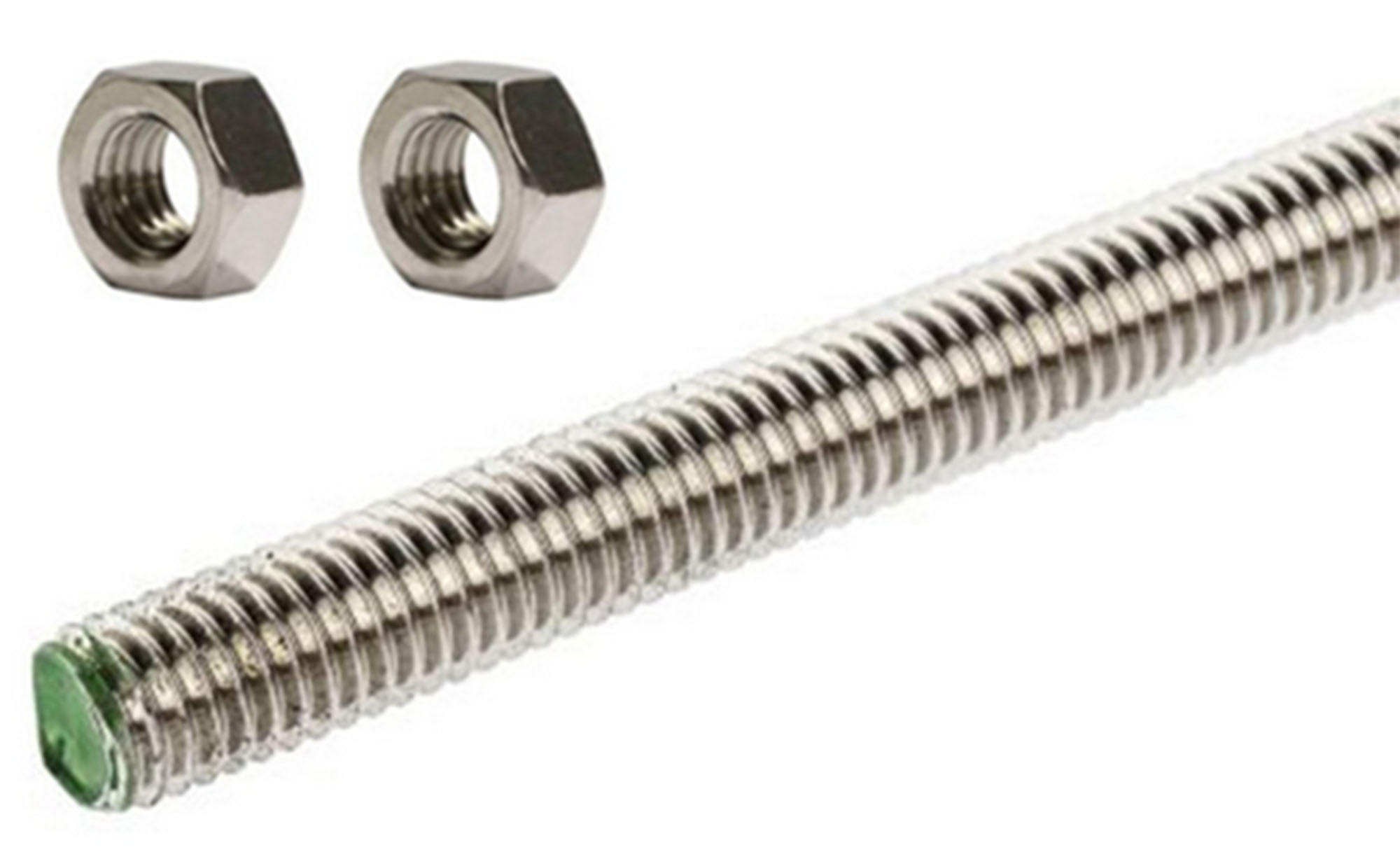 SS THREADED ROD X 1 2 METER WITH 2 PIECE NUT 4MM 6MM 8MM Lazada PH