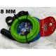Bicycle MTB Wire Lock 2 Key Access Brand 8MM Thickness.. 