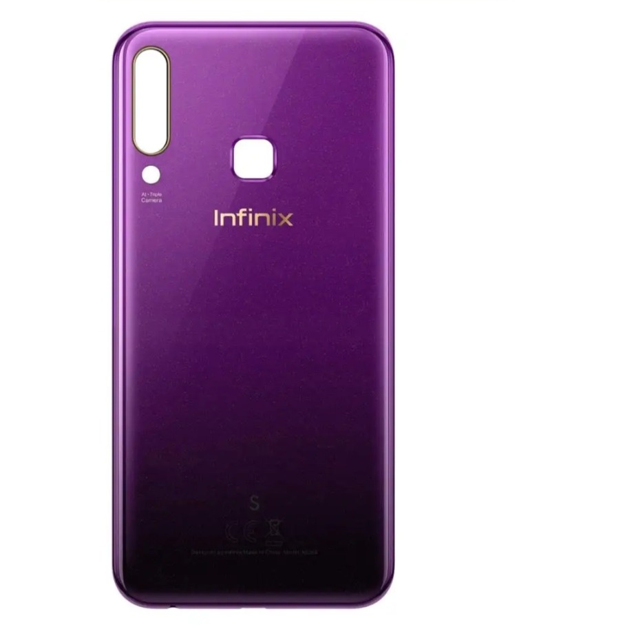 infinix S4  Rear Back Body casing Housing Replacement Battery Back Door For infinix S4 Purple