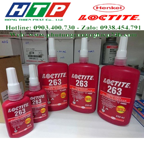keo dán Loctite 263 loại 50ml màu đỏ