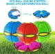 Magic Flying Saucer Ball UFO Flat Throw Disc Ball with LED Light Toy Outdoor Kid's Sports Balls toy. 
