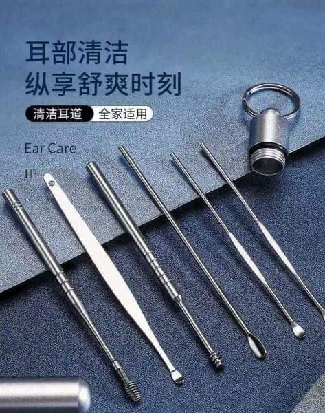 BỘ DỤNG CỤ LẤY RÁY TAI 6 MÓN