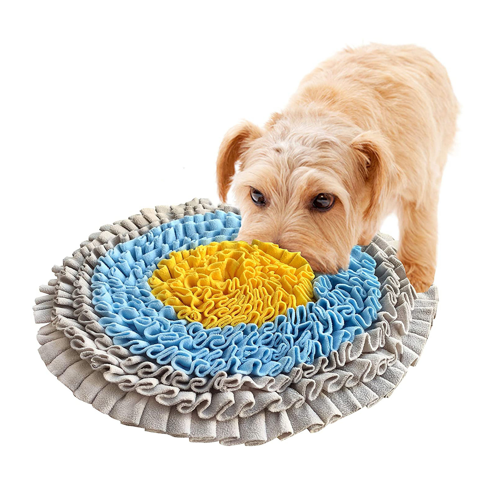 Dogs Snuffle Mat Pet Leak Food Anti Choking Mat Cat Dog Training Blanket  Nose Work Toy Pet Slowing Feeding Intelligence Mat