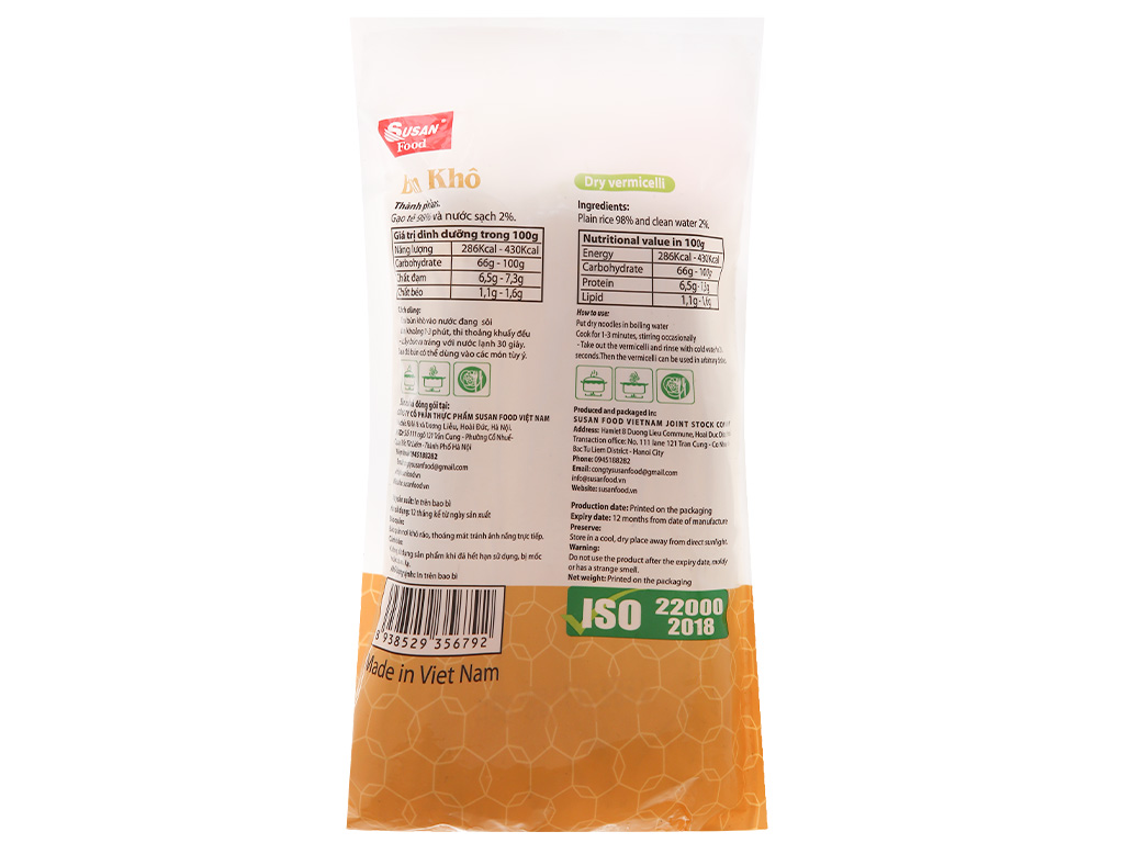 Bún Khô Susan gói 200g-đồ ăn vặt