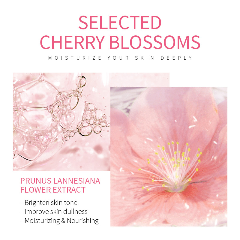 LAlKOU Japan Sakura Gentle Cleansing Facial Cleanser Shrink Pores Deep ...