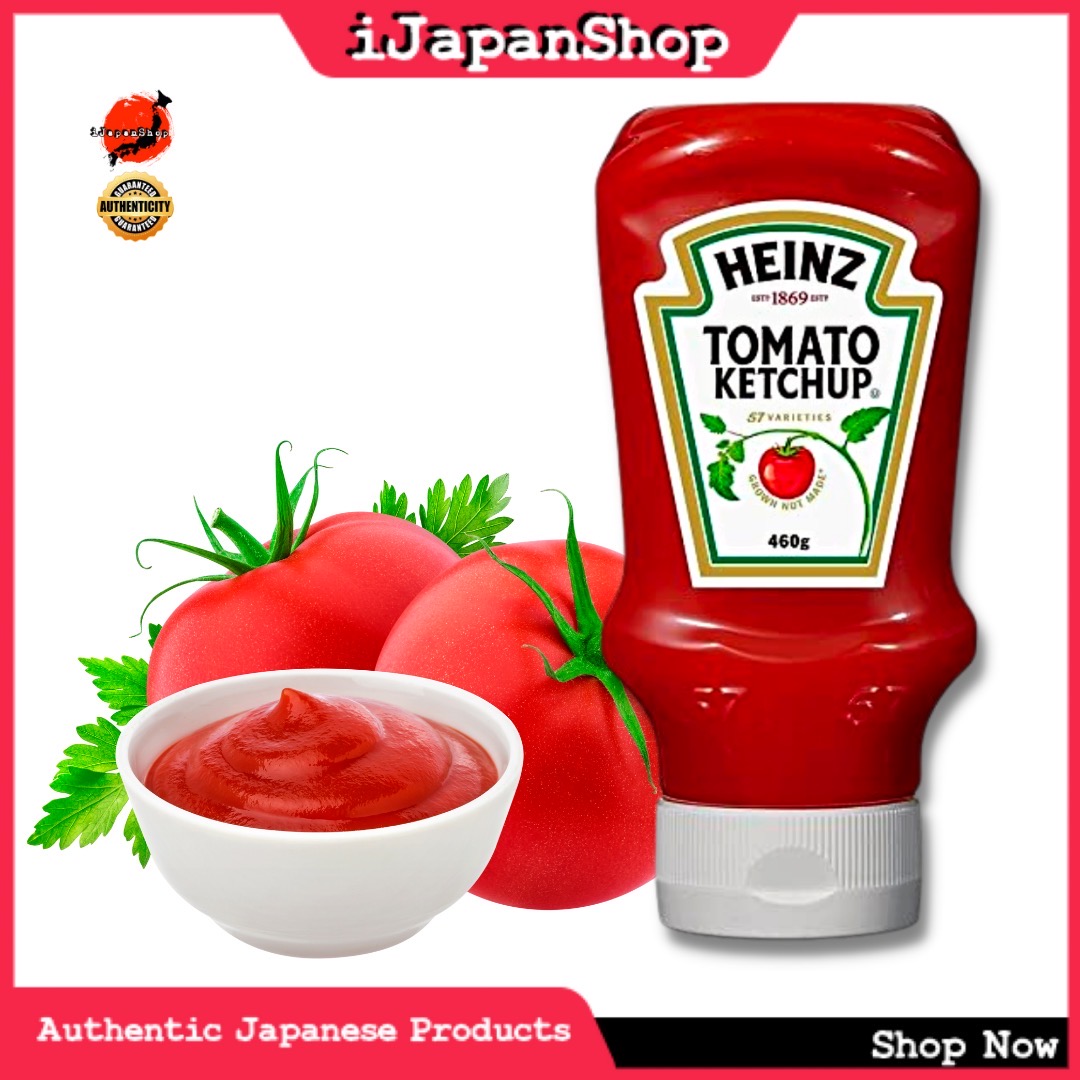 Heinz Japan Tomato Ketchup Squeeze Bottle 460g 2/28/2024 Expiry Date