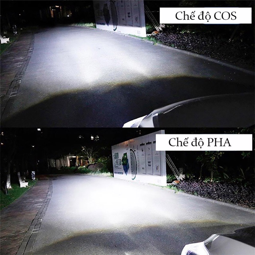 ĐÈN PHA LED CHÂN H4 LẮP ĐC CHO Ô TÔ VÀ XE MÁY